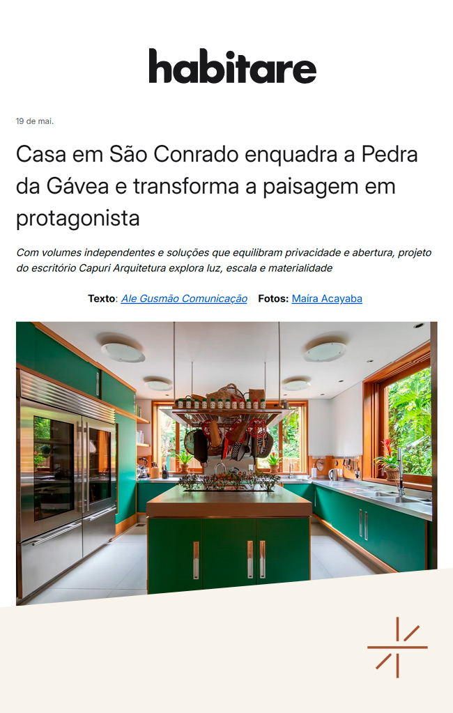 Website Habitare - Capuri Arquitetura